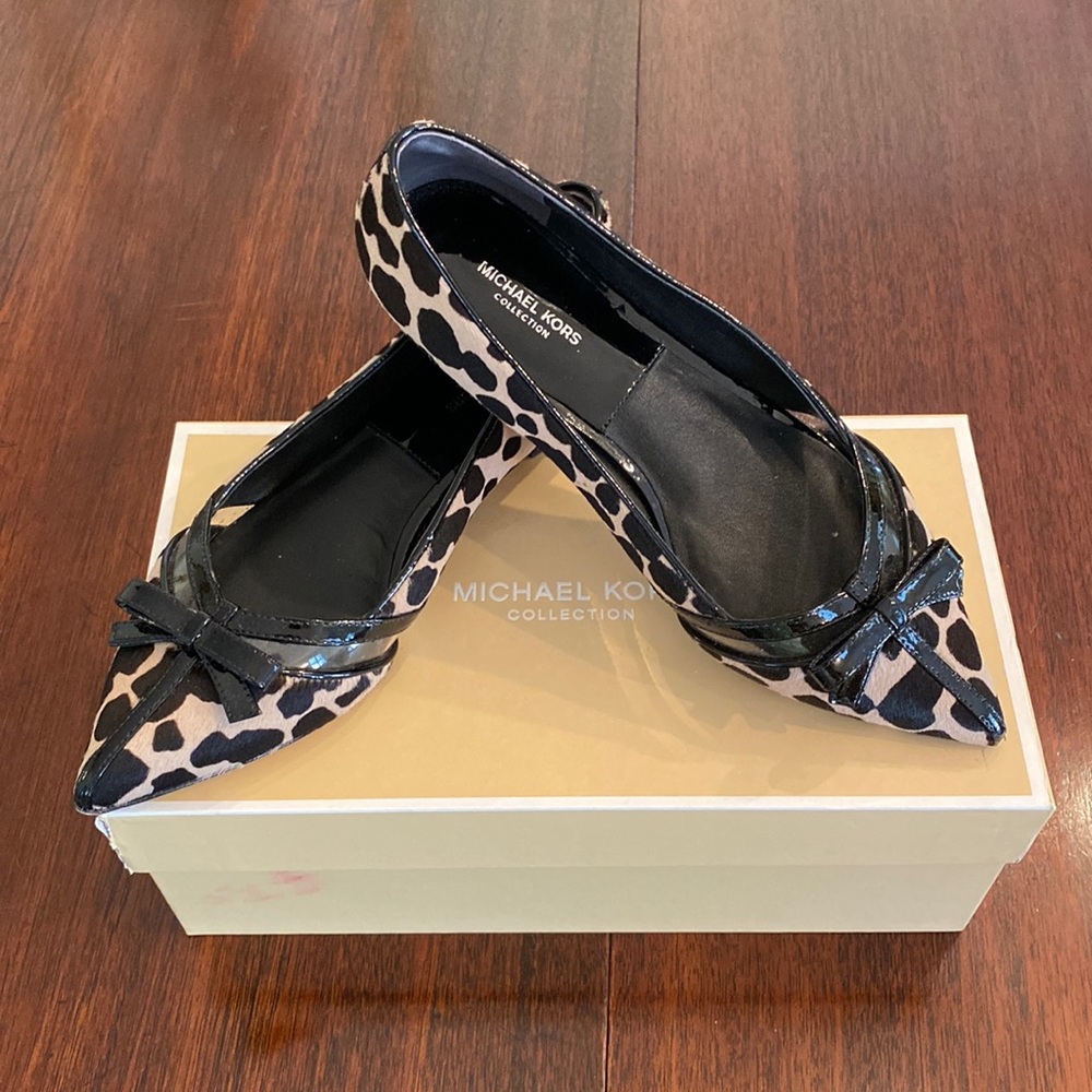 Michael Kors Collection Leopard Print Flats